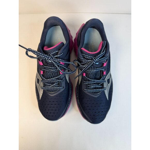 Saucony Endorphin Speed 4 Women Size 7 Navy/Fuchsia S10940 Running Walking Shoes - Picture 3 of 12